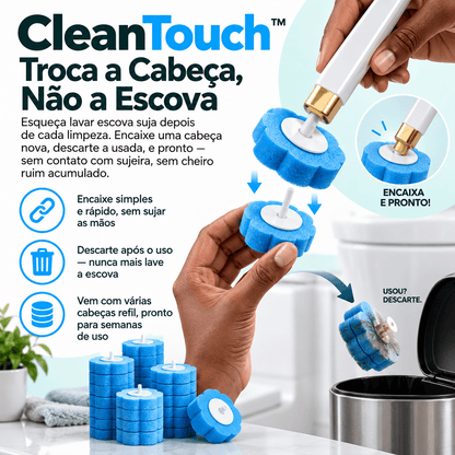 CleanTouch™ — Limpa o Vaso Sanitário e Descarta a Sujeira, Sem Você Tocar em Nada Auriva🇲🇿