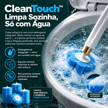 CleanTouch™ — Limpa o Vaso Sanitário e Descarta a Sujeira, Sem Você Tocar em Nada Auriva🇲🇿