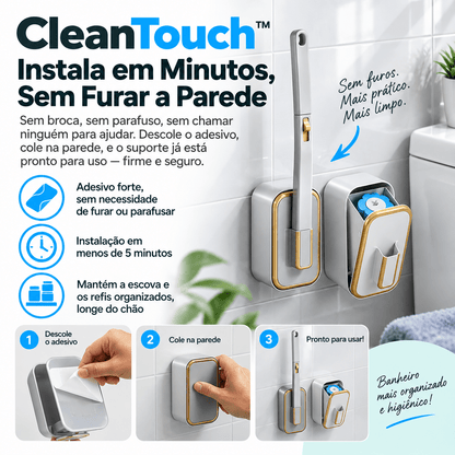 CleanTouch™ — Limpa o Vaso Sanitário e Descarta a Sujeira, Sem Você Tocar em Nada Auriva🇲🇿