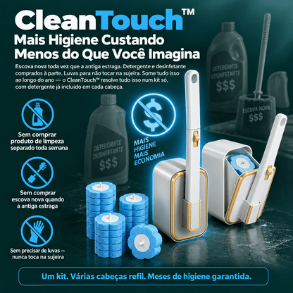 CleanTouch™ — Limpa o Vaso Sanitário e Descarta a Sujeira, Sem Você Tocar em Nada Auriva🇲🇿